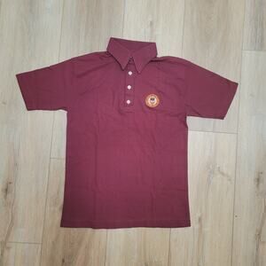 Boston College Polo S VTG 80s Champion Single Stitch USA Made Fits Small